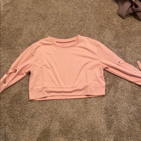 Pink Crewneck Sweater - Picture 1 of 2